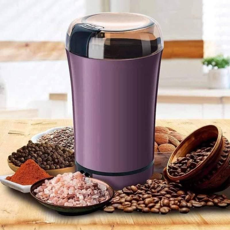 Mini Smart Electric Grinder - Kitchen Spices, Nuts, Seeds, Coffee Beans & More