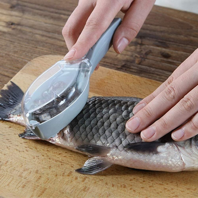 Fish Scale Scraper with Cover