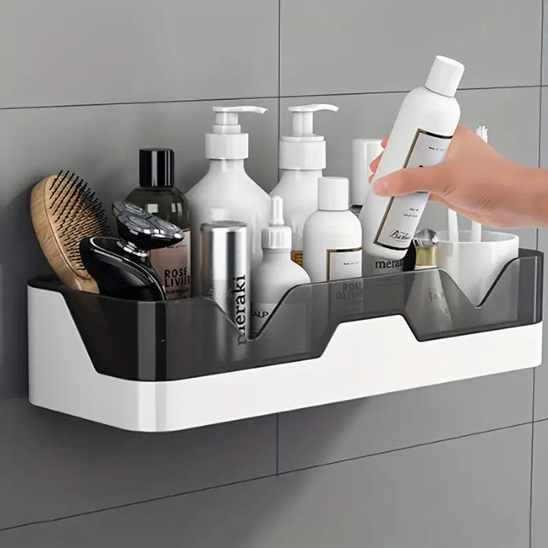 Wall-Mounted Bathroom Storage Rack